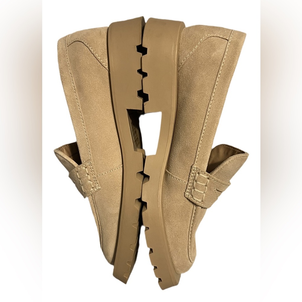 Dolce Vita Elias Suede Dune Women’s Loafers Size 6.5 - Picture 5 of 7